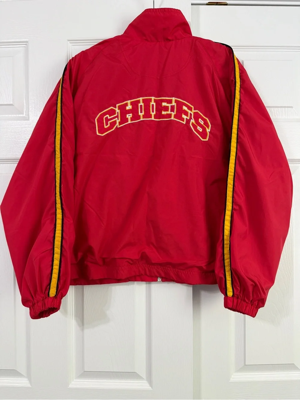 Vintage Reebok Kansas City Chiefs Windbreaker Jacket XL 18-20 NFL